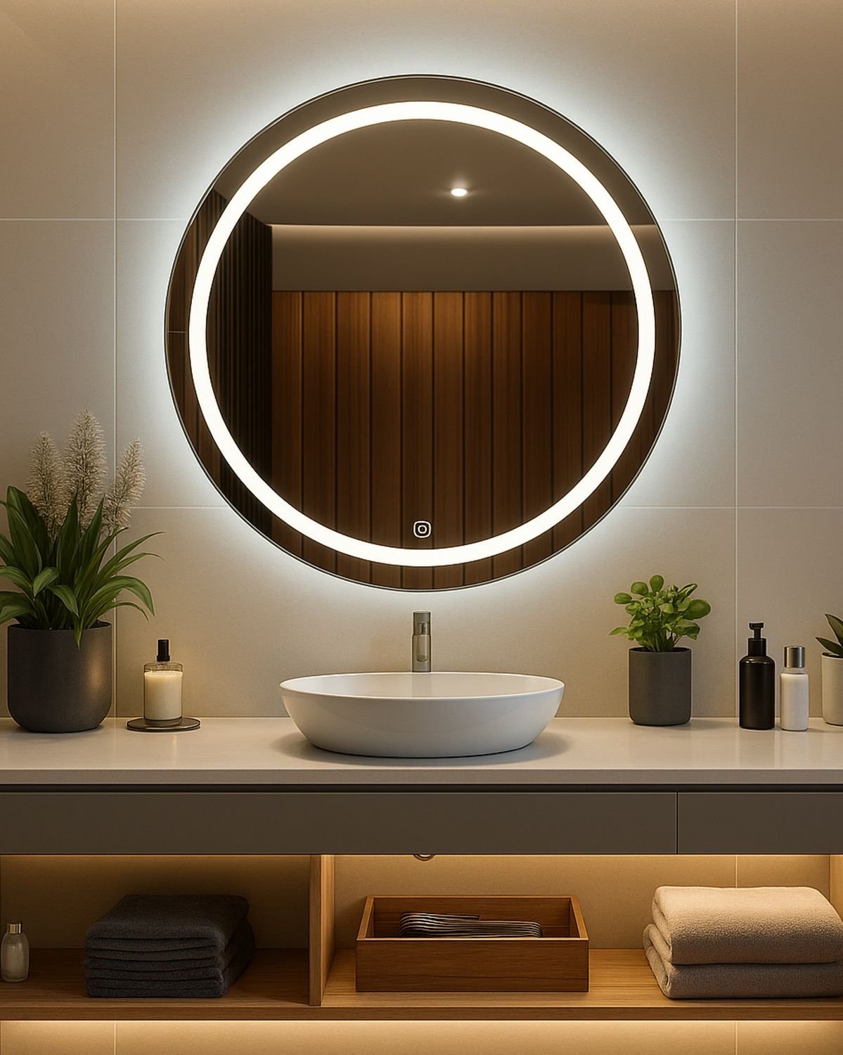 Ring LED Mirror Ring LED Mirror - Image 1