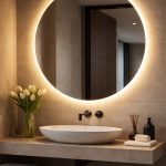 Even Halo Round Mirror